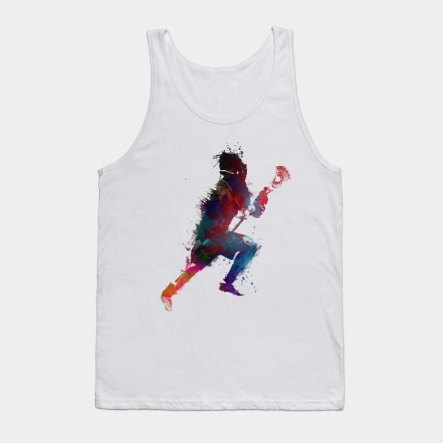 lacrosse sport art #lacrosse #sport Tank Top by JBJart